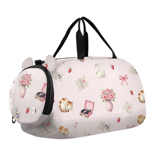 Bolsa de lona para niños y niñas para deporte, gimnasio y viajes de fin de semana 1