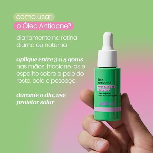 Sallve Óleo Antiacne 30G - Ácido Salicílico Melaleuca
