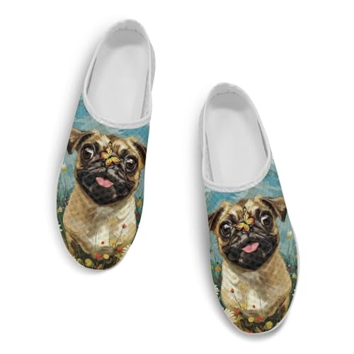 Binienty Women Wide Width Mesh Slippers Fashion Slip on Mule Shoes Breathable Ladies Outdoor Garden Loafers2