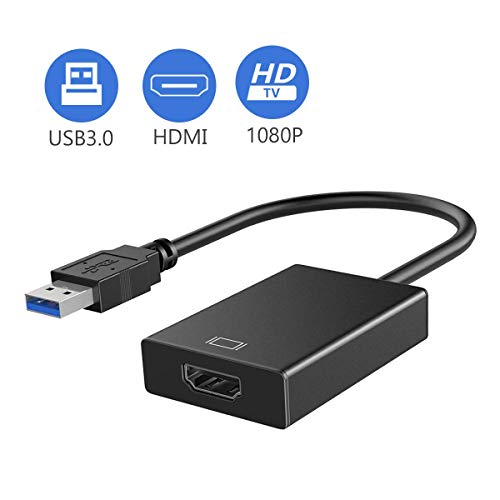 USB to HDMI Adapter 1080P HD Video Converter for PC Laptop to Multiple