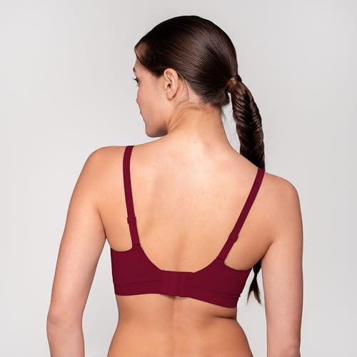 Image of Floatley Cozy Adjustable Bra Comfort Wirefree Seamless Bra with Embedded Pad for Women