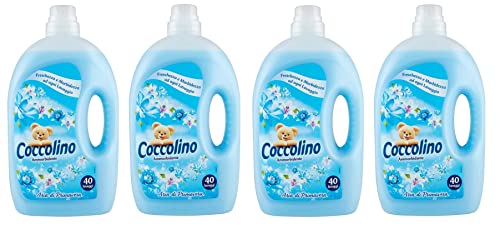 Coccolino Ammorbidente Diluito Aria di Primavera Lot de 4 adoucissants dilués à l'air printanier 40 lavages 3L