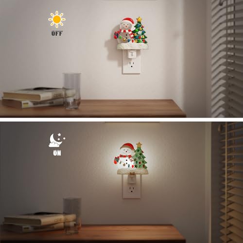 Image of JandCase Christmas Tree & Snowman Night Light