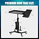 POARMEEY Tattoo Tray Cart on Wheels with Extension Drehbar Tattoo Table Station Versatile Rolling Tool Tray for Artist Studio and Beauty Salon