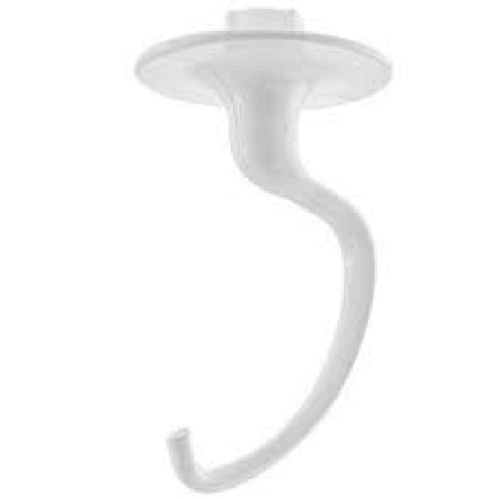 K5ADH, W10674621, W10812693 Coated Dough Hook Compatible with K5 K5A K5SS KP50P KSM5 Mixer, Work with 5 qt bowl Dough Hook Compatible With Kitchen Aid Mixer also repalces WP3183233 9707672 4199990