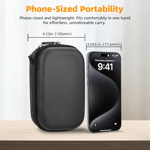 BRDRC Carrying Case for Insta360 Ace Pro 2/Ace Pro Xplore Bundle Kit, Portable Small Storage Bag Hard Shell Battery Travel Case with Wrist Strap Carabiner Insta 360 Ace Pro 2/Ace Pro Accessoires by BRDRC - Used condition - Image 7
