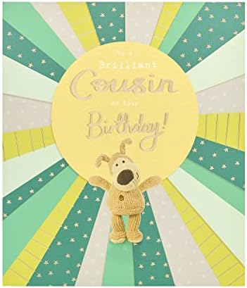 Boofle Cousin Birthday Card - Cute Birthday Card for Him - Brilliant Cousin Birthday Card