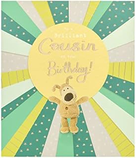 Boofle Cousin Birthday Card - Cute Birthday Card for Him - Brilliant Cousin Birthday Card