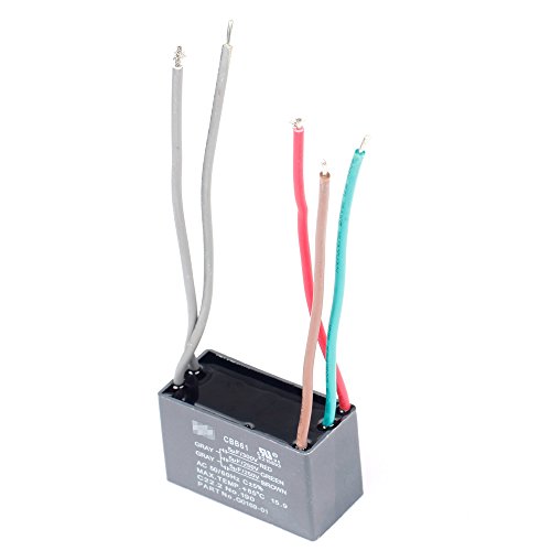 Gaohou 5 Wire Ceiling Fan Capacitor Cbb61 5+5+5Uf 250V-300V Ac 50/60 Hz Power Relay #TOP2