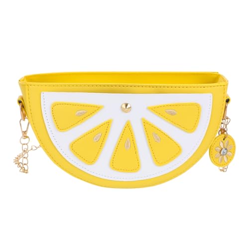 Sac à bandoulière citron idéal pour les voyages et les fêtes