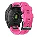REYDA Silicone Band Compatible for Garmin Fenix 8 51mm, 26mm Quick Fit Watch Band Soft Breathable Silicone Bracelet Wristband Replacement Band for Garmin Fenix 7X/7X Pro/6X/6X Pro/5X/5X Plus/3/3 HR