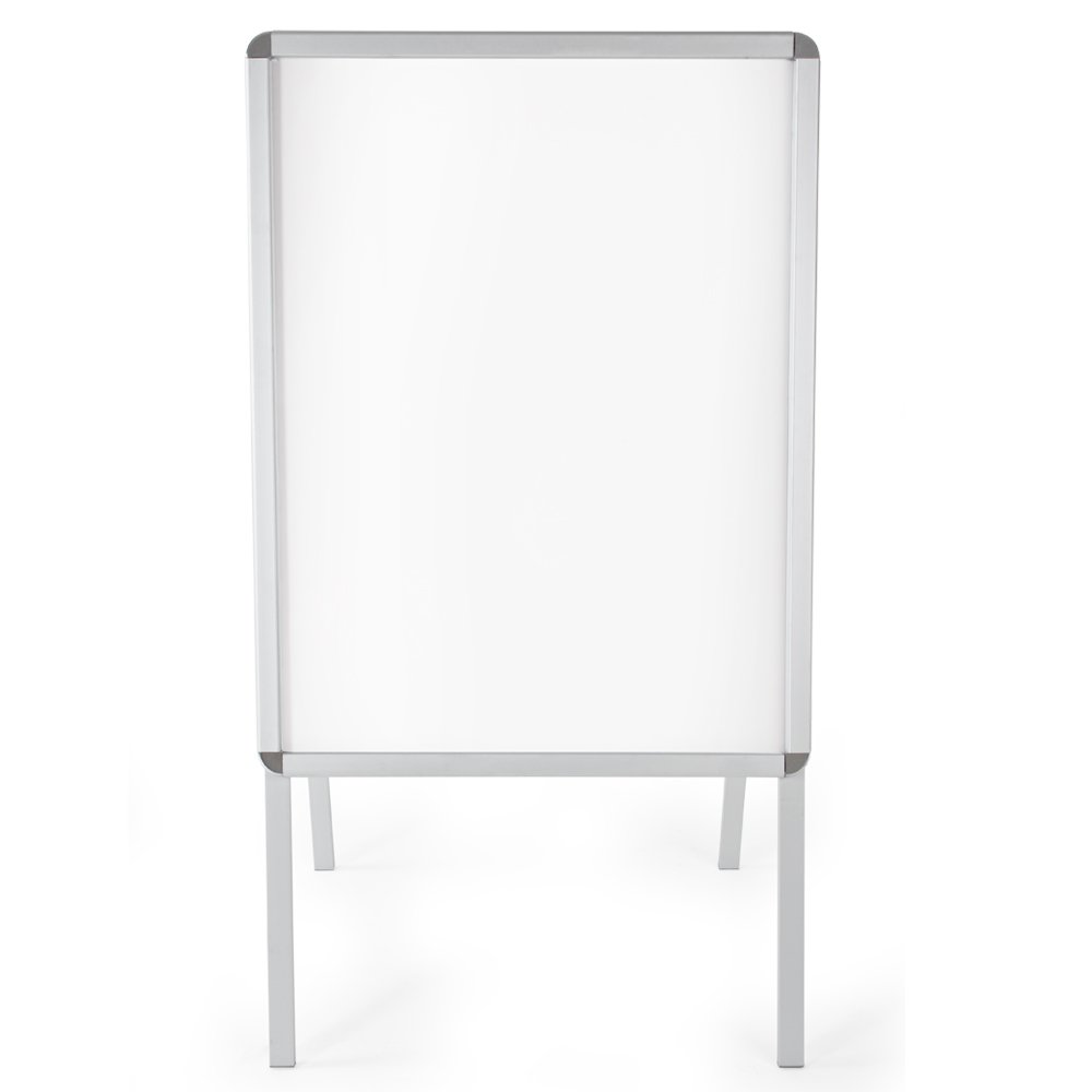 tectake® Stop trottoir exterieur A1 en Aluminium Porte affiche Porte menu restaurant bar exterieur 64x65x118cm Chevalet trottoir Panneau d’affichage Presentoir avec 2 films Résistant aux intempéries