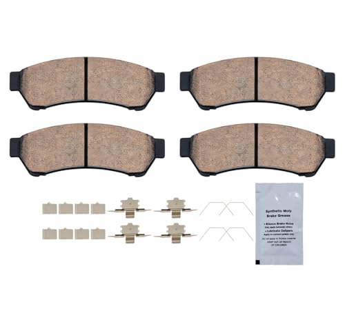 Image of HUSCH D1164 Front Ceramic Brake Pads Kit Fit For Ford Fusion 2006-2012, For Lincoln MKZ 2007-2012, For Zephyr 2006, For Mazda 6 2006-2013, For Mercury Milan 2006-2011