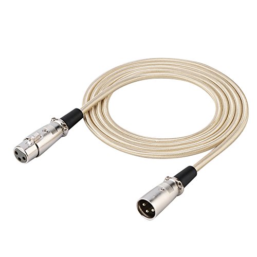 KIKYO Audio Cable, 3-Pin XLR Male to XLR Female Audio Cable, Microphone Audio Wire, 1m/3m/5m Optional - Image 2
