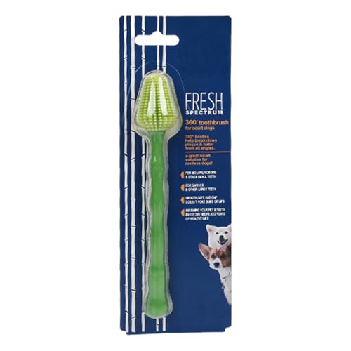 Spazzolino Per Denti Del Cane,360 Gradi Spazzolamento Rinfresco Alito,Spazzolino Per Cani Di Taglia Grande - Per Toelettatura Spazzolatura Salute Igiene Uso Quotidiano Casa