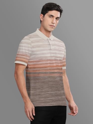 Image of BULLMER Trendy Colour-Block /Graphic Printed Collar /Polo Neck Tshirt for Men