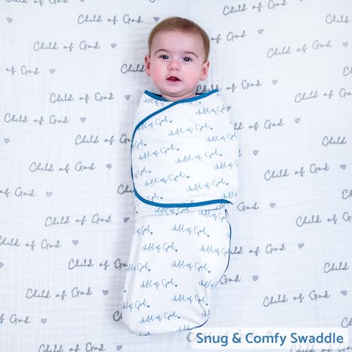 Image of LollyBanks Newborn Swaddle,100% Organic Cotton Baby Swaddle for Newborn