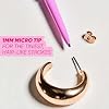 Kosas Brow Pop Nano Eyebrow Pencil Ultra-Fine 1mm Micro Brow Pencil with Spoolie, Brown Black