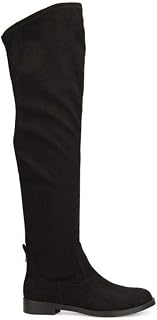 Kenneth Cole Reaction Women's Wind-y Over The Knee Stretch Boot, Black, 8.5 M US Price In India