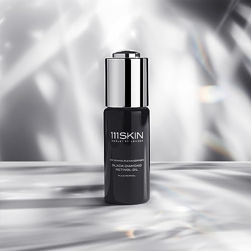111SKIN Black Diamond Facial Retinol Oil with Granactive Retinoid and Vitamin A, Reduces the Appearance of Wrinkles and Age Spots, 1 fl oz