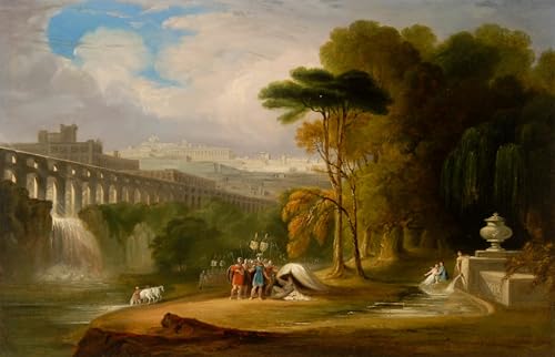 Tableaux sur toile Alexandre et Diogène art décorative moderne 60x90cm