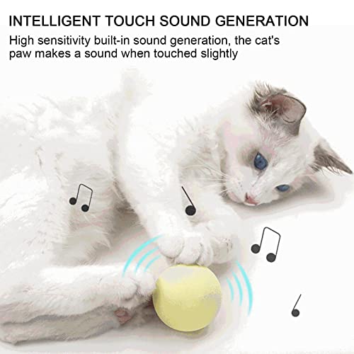 Gato jogando bola,Brinquedos interativos Chirping Balls Cat Kicker - Brinquedos interativos para gat