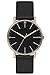 Price comparison product image Skagen Signatur Men's Quartz Watch with Black Dial and Black Leather Strap SKW6401