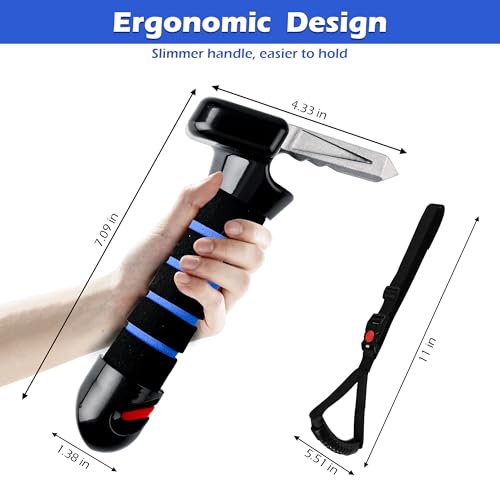 Image of Car Door Handle for Elderly- 2026 New Car Handle Assist, 2 Pack Auto Cane Portable Vehicle Support Handle for Seniors and Handicapped, Max Load 450 Lbs, Anti-Slip Design