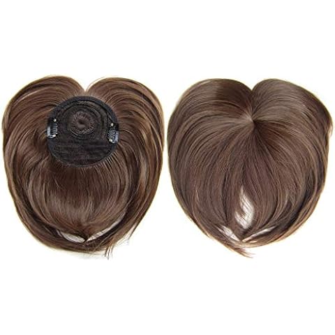 Women Silky Clip-On Hair Topper Wig Heat Resistant Fiber Wig Fashion Hair Wig,Topper for Women One Piece Clip in Toppers Extension Straight Real Toppiece Hair Piece for Thinning Hair (E) Cover