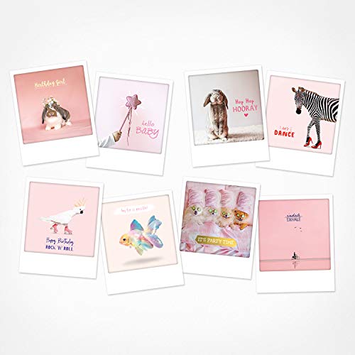 Pickmotion Pink Lot de 8 cartes postales Cover