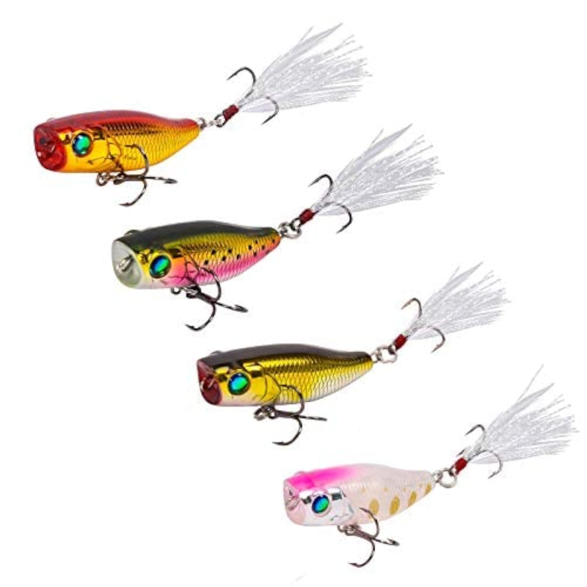 40mm Mini Popper Fishing Wobbler, 3g