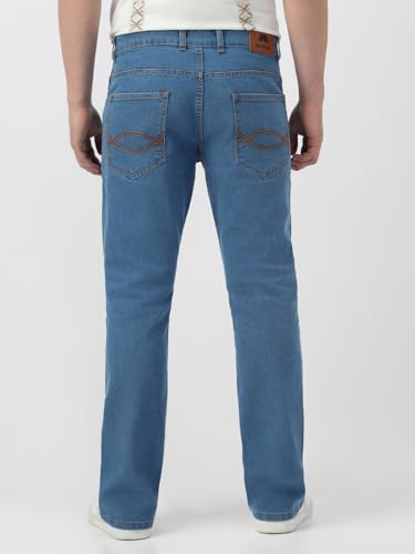 Image of Neostreak Men's Washed Bootcut Jeans Stretchable