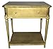 Casa Padrino Luxus Art Deco stolik nocny z szufladą, kolor złoty – antyczny stolik pomocniczy – komoda nocna – szafka nocna