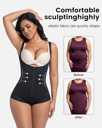 Fajas Colombianas Shapewear for Women Tummy Control,Faja Body Shaper Butt Lifter Bodysuit4
