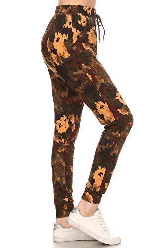Image of Leggings Depot Premium Jogger Women's Popular Print High Waist Track Pants(S-XL)
