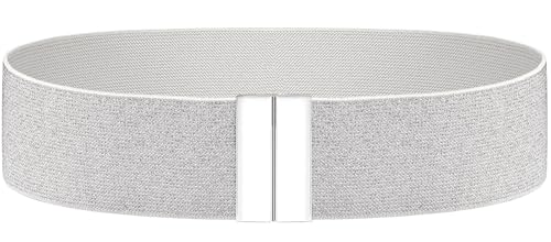 Chamqueen Wide Elastic Stretch Waist Belts Women Waistband Dress Vintage Belt