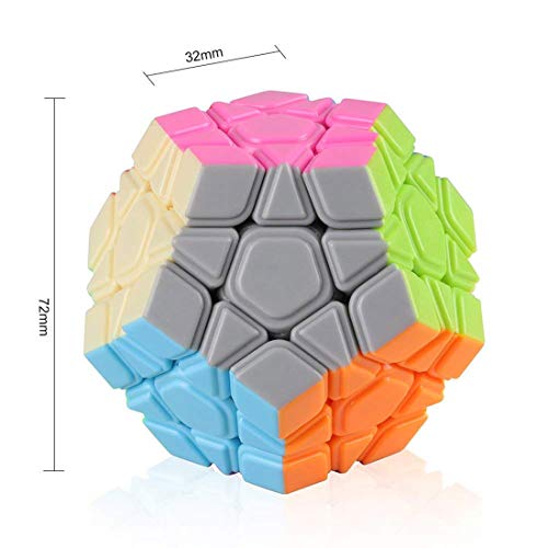 Image of HAWKISTER Moyu Mfjs Meilong Megaminx Cube Stickerless High Speed Magic Cube, Mofang Jiaoshi Cubing Classroom, Kid