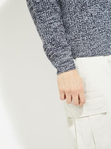 Image of Max Men Acrylic Round Neck URB N Heavy Knit Sweater