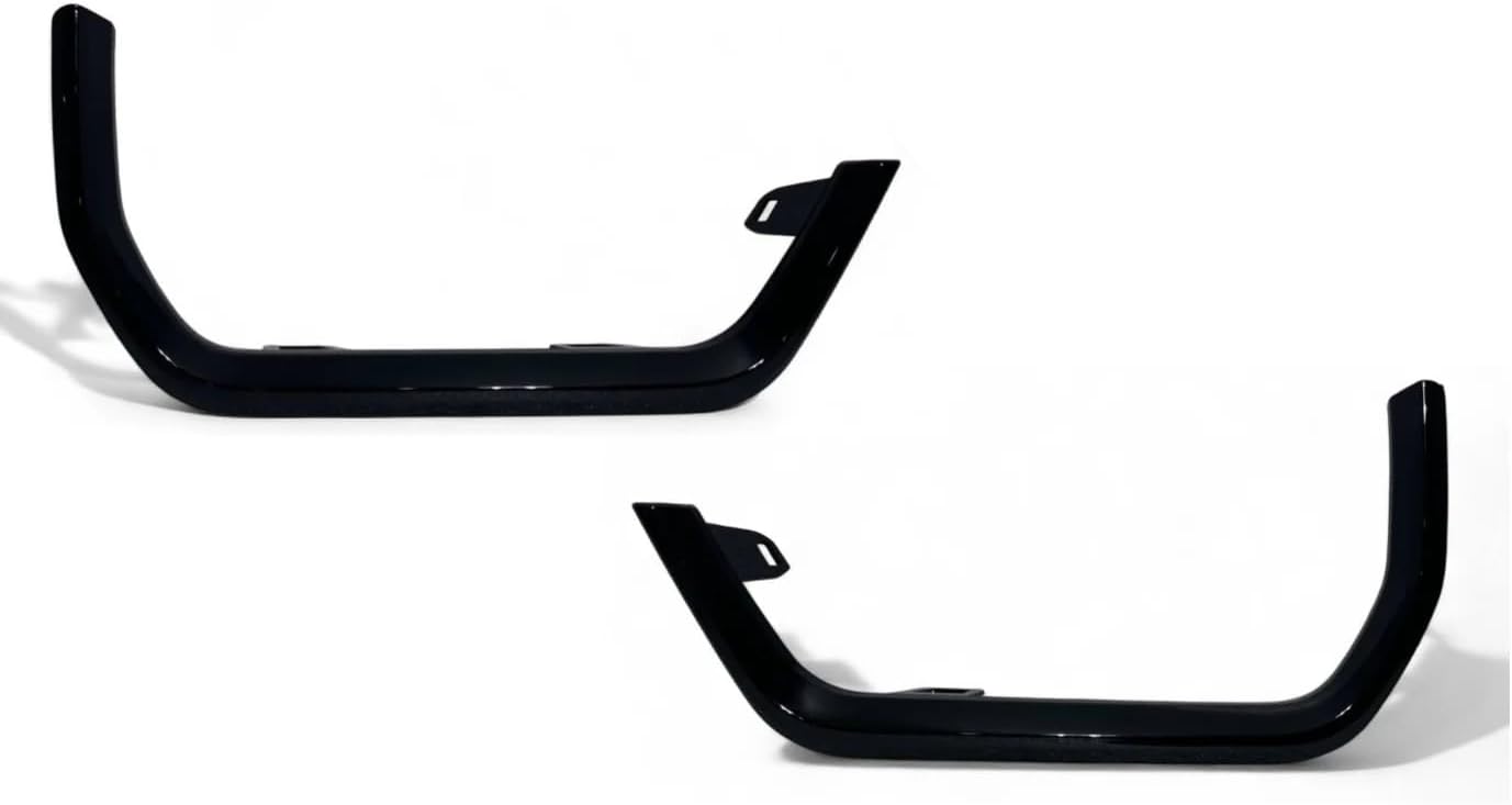 2022 2023 2024 Compatible With GMC Terrain SLE SLT Left Right Front Bumper Lower Molding Trim Driver & Passenger Gloss Black