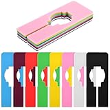 Sorcristy 30PCS Closet Dividers for Hanging Clothes, Baby Clothes Organizers, Rectangle Clothing Size Dividers for Racks, Clothe Labels, Closet Separators, Clothing Rack Divider (Colorful)