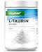 Produktbild Taurin Pulver - 1000g (1kg) - Optimale Löslichkeit - Vegan - 99% Reinheit - Laborgeprüfte Premium Qualität - L-Taurin Aminosäure
