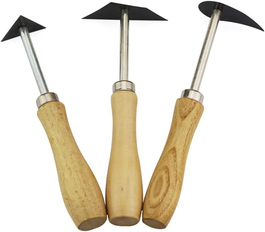 3pc Tungsten Steel Clay Hand Tool Set for Pottery Shaping