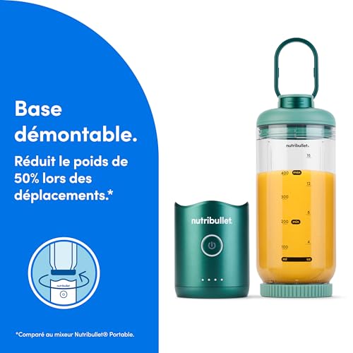 nutribullet Flex - Blender Portable 590 Ml Vert Forêt – vue 4