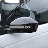 Autodomy Autocollants Rétroviseur de Voiture avec Rayures Design Stripes Flèches Pack de 6 unités de largeurs différentes pour Voiture (Argent)