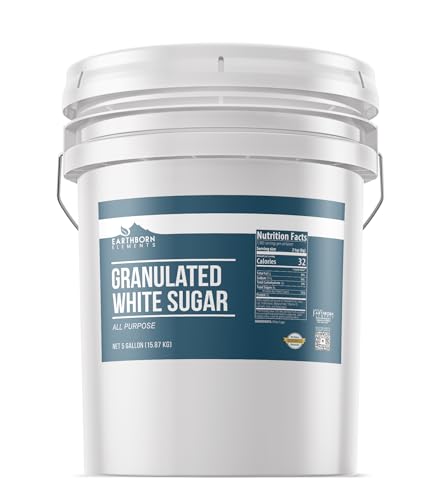 Earthborn Elements Granulated White Sugar 5-Gallon Bucket