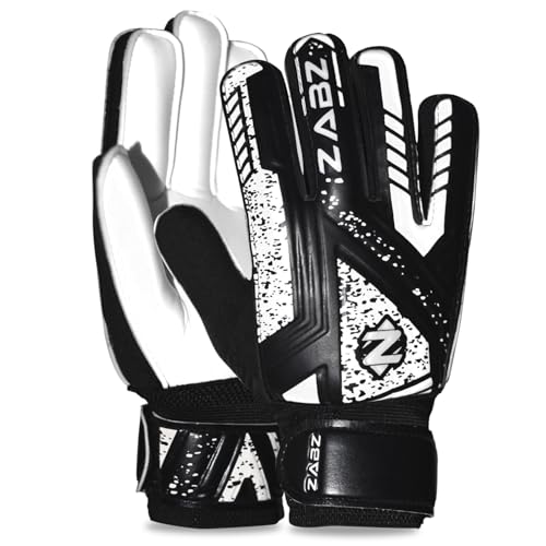 ZABZ Goalkeeper Gloves, Size 5, Kids-Adults