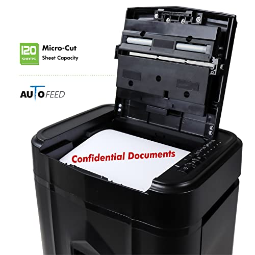 Aurora AU120MA 120-Sheet Auto Feed High Security Micro-Cut Paper Shredder の商品画像 2
