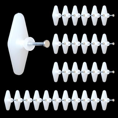 Jinka Nails (Large, 30 Pieces Packet) Wall Hooks for Hanging Large Photo Frames, Clocks, Mirrors, Utensils, Planters, Paintings and Decorative Items. Holds Upto 5Kgs. Wall Hooks for Hanging Strong.