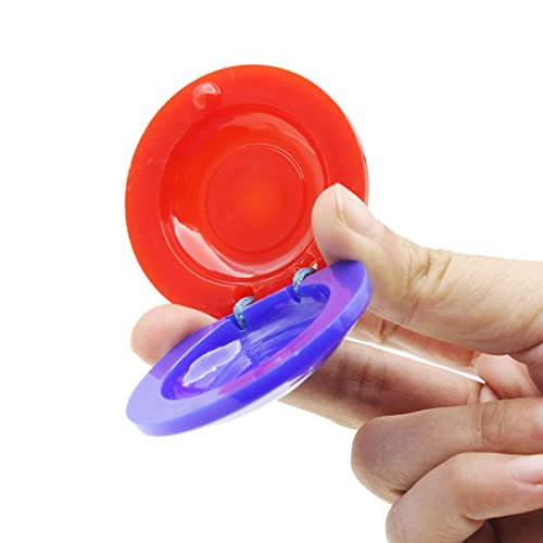 Milisten 6 Pcs Kids- Instrument For Learning Instruments Children's Education Musical Teaching Toy Educational Baby Preschool Diy Show Classroom Castanets Aids Blue Hand Toddlers Children #TOP2
