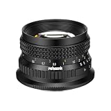 Pergear 50mm F1.4 Full Frame Manual Focus Lens for L Mount Cameras